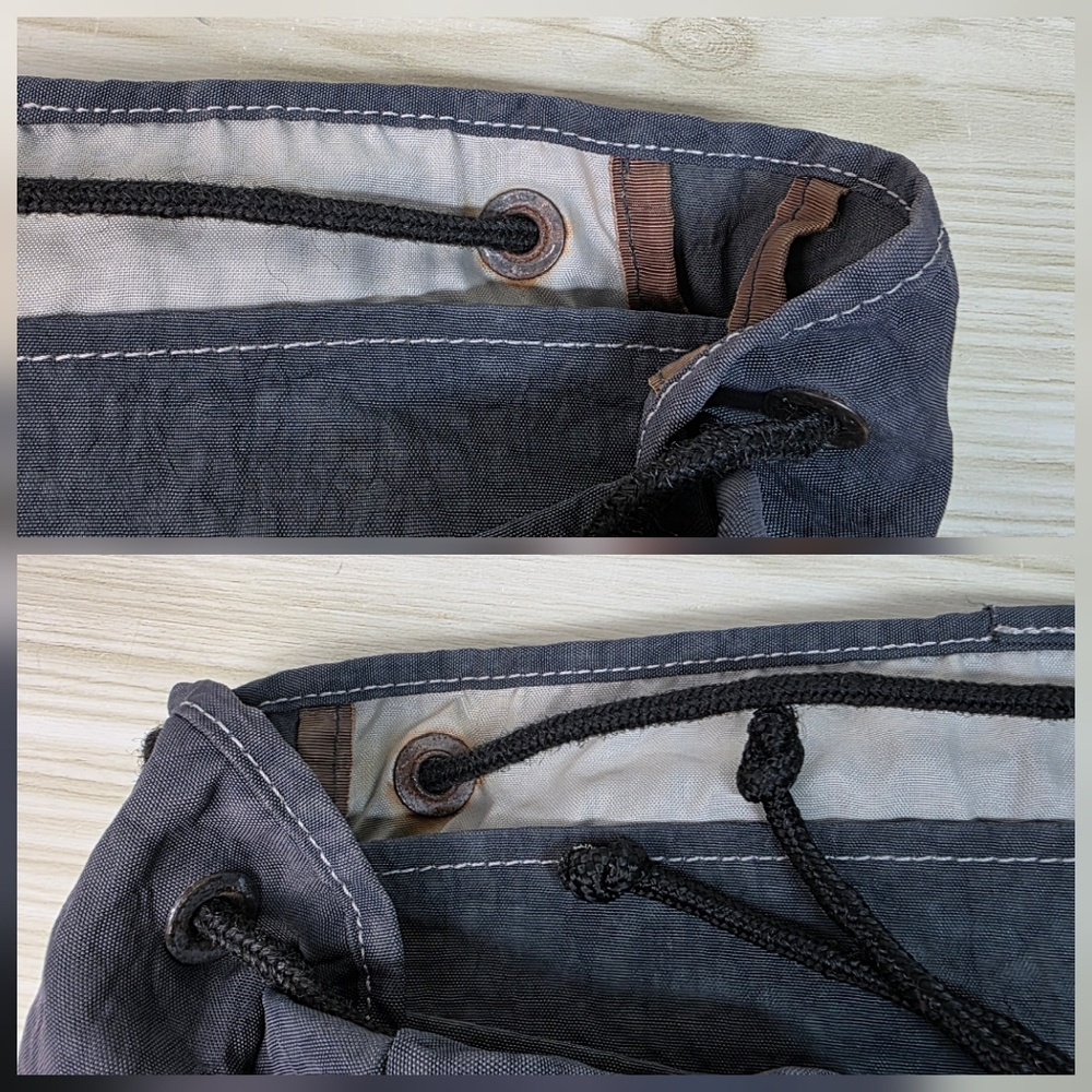 Kipling Gray Pullsack Backpack - image 7